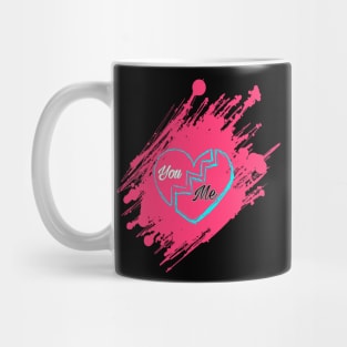 K&J Designs ( You and Me ) Mug